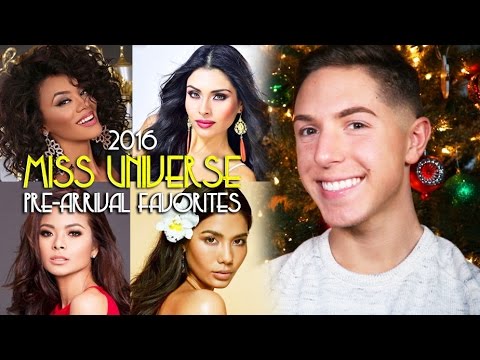 MISS UNIVERSE 2016: PRE-ARRIVAL FAVORITES | Anthony M Gomes