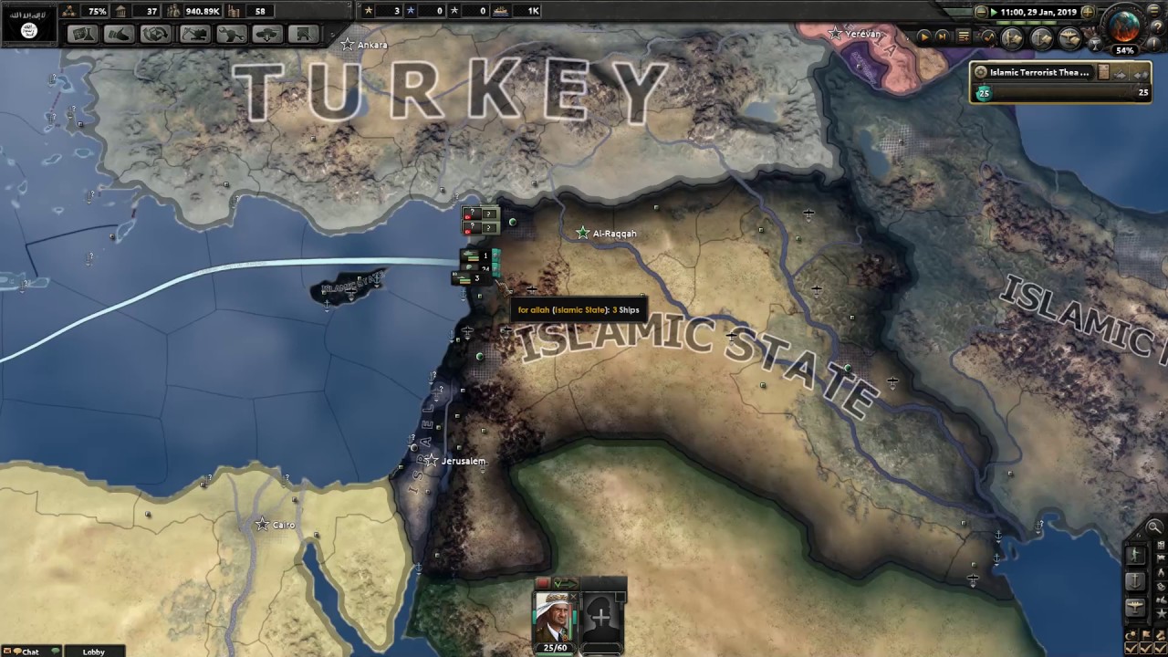 Hearts of Iron IV World War 3  ISIS Joins NATO