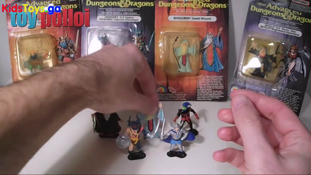 Vintage Toy Review – Advanced Dungeons and Dragons PVC figures – New Arrivals kids