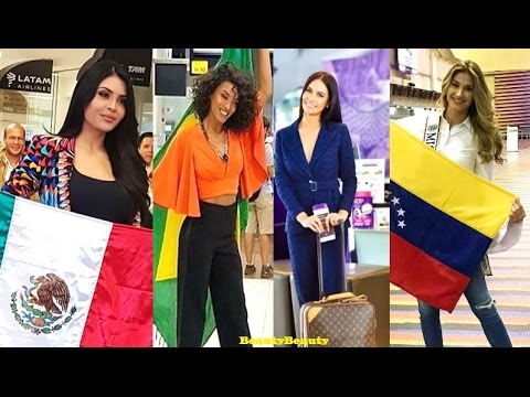 Miss Universe 2017 Departures & Arrivals (FULL Contestants)