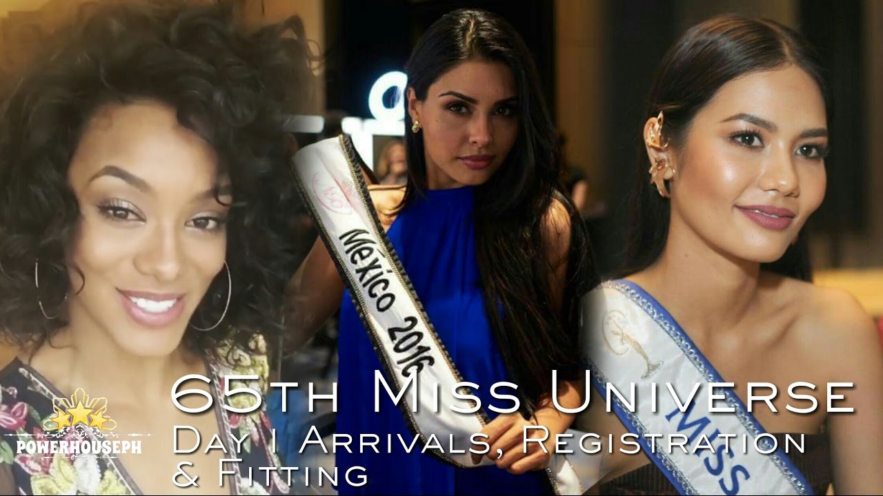65TH MISS UNIVERSE || Day 1 Arrival, Registration & Fitting || Miss Universe​ 2016