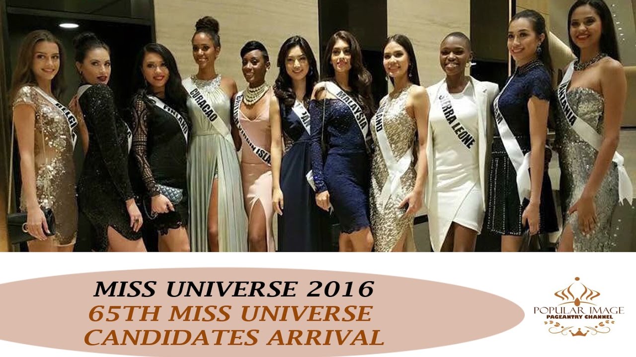 MISS UNIVERSE 2016 – 65TH MISS UNIVERSE CANDIDATES ARRIVALS