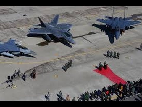 World war 3 ALERT!! Extremely Powerful US F-22 Raptor and F-15 Eagle Aircraft in Action