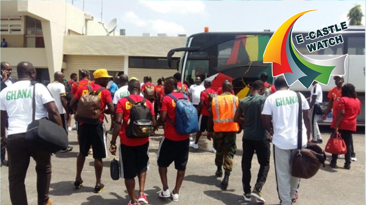 AFCON 2017 — The arrivals of Ghana Black Stars before their match against Dr  Congo