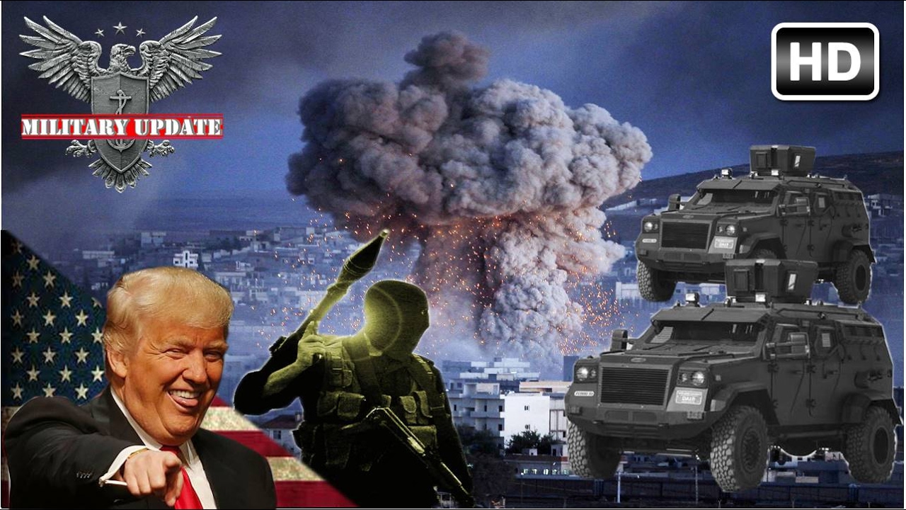The Actor behind the scenes world war 3 : US Supplied Armored Vehicles Roll Into Battle in Syria