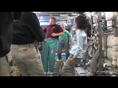 Oops NASA Hoax Exposed! – Wires Seen Travelling Up Female Astronauts Back – Illuminati Deception