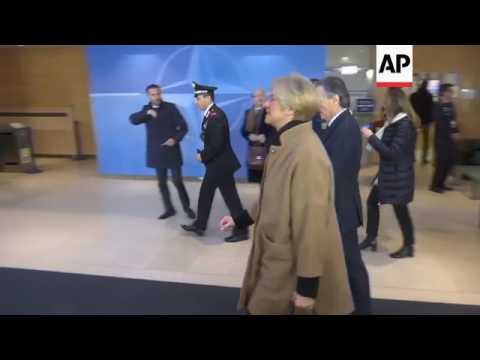 Arrivals for NATO meeting in Brussels