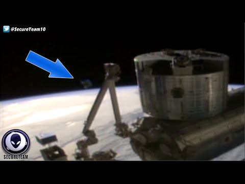 Feed CUT As Horseshoe UFO Appears On ISS Live Cam! 4/18/16