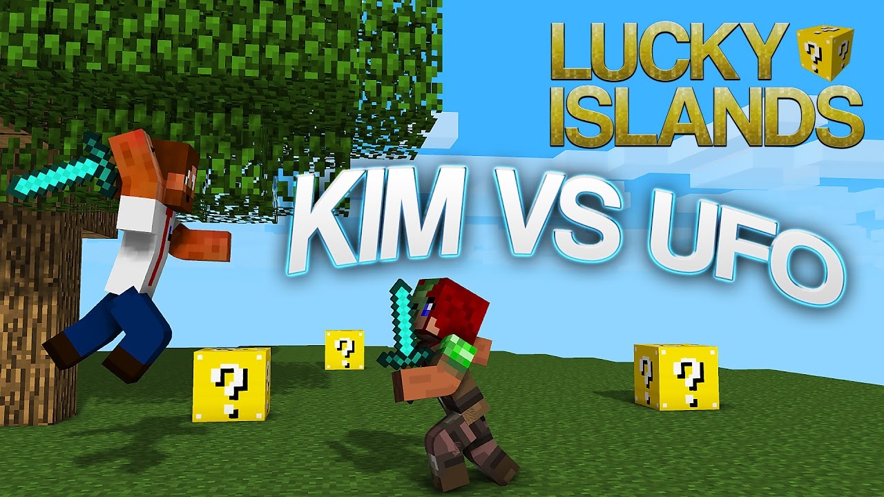 KIM VS UFO | Lucky Islands på Cubecraft