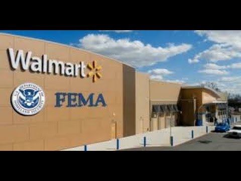 MARTIAL LAW 2017  WALMART New World Order FEMA CAMP STAGING CENTER