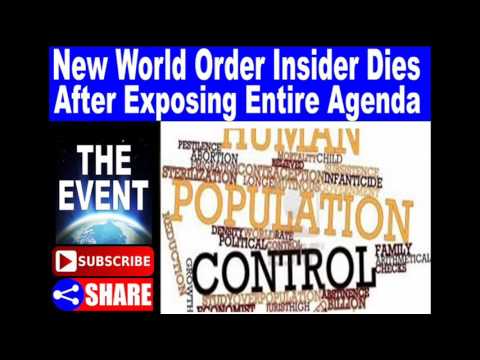New World Order Insider Dies After Exposing Entire Agenda