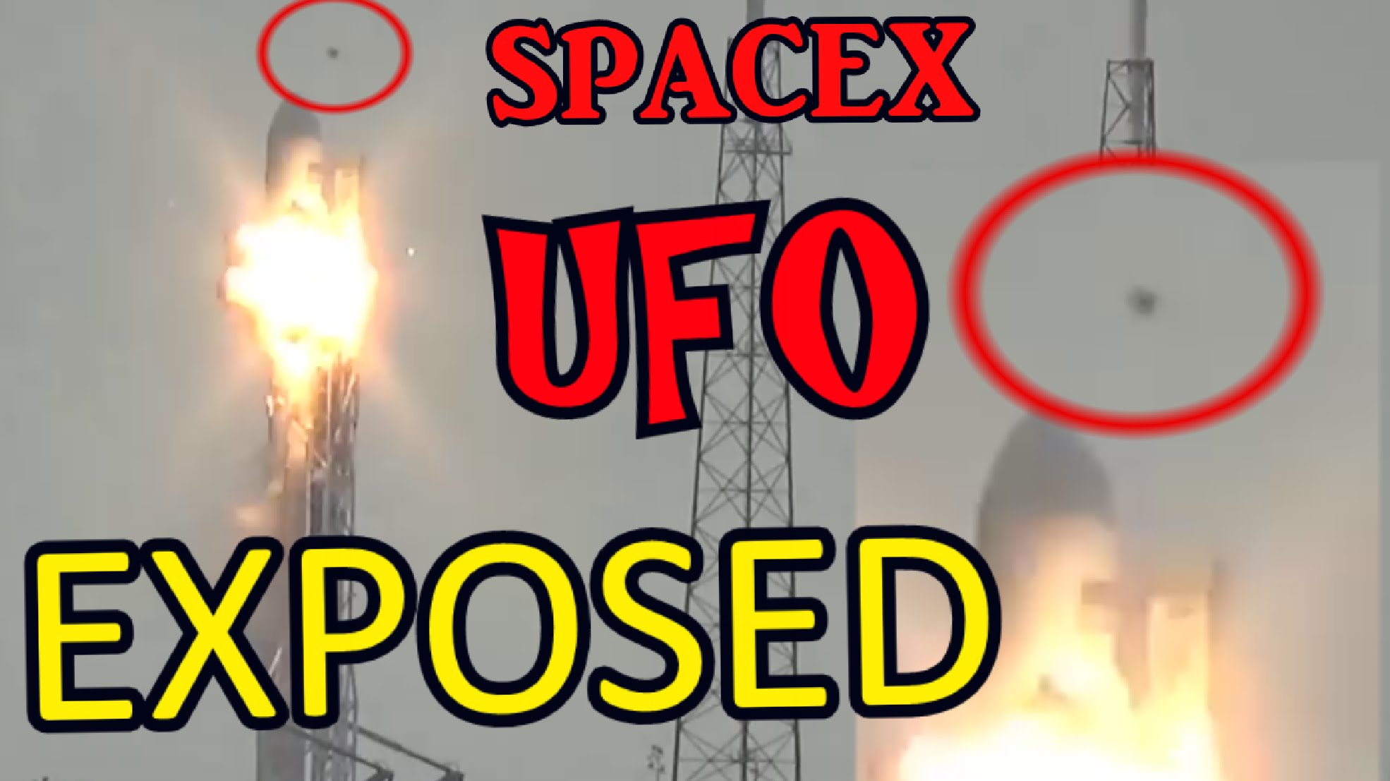 SpaceX UFO Explosion EXPOSED!!!