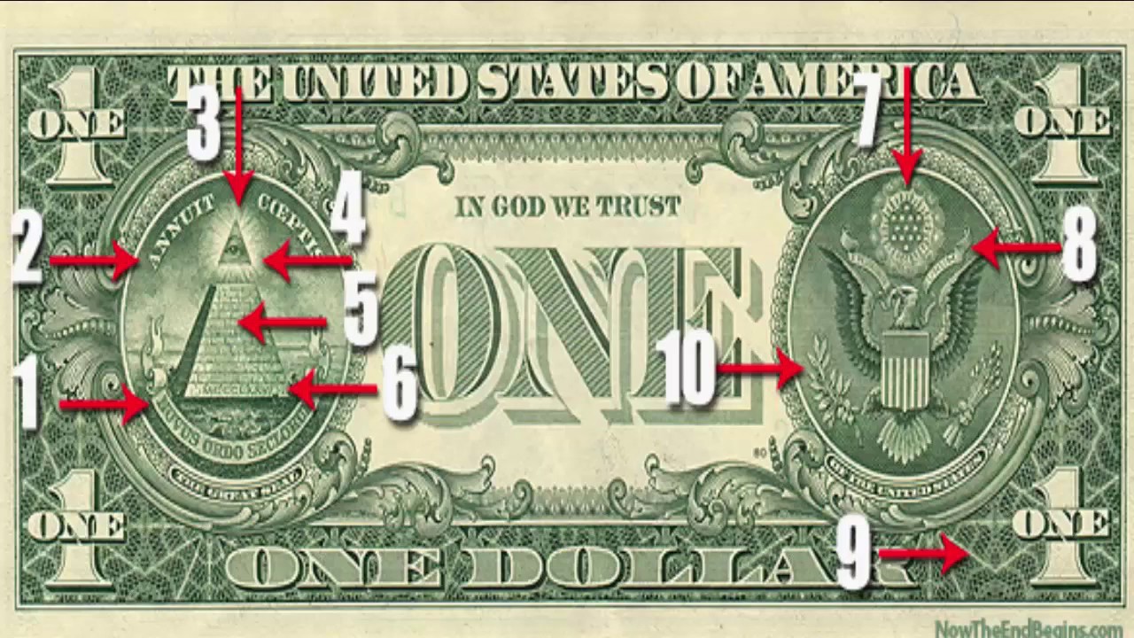 Symbolizm Iluminatów – Amerykański Dolar symbolika i znaczenie| New World Order!
