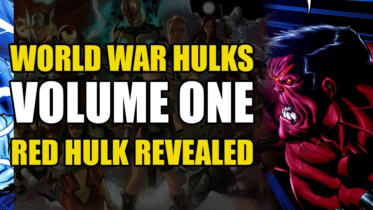 Red Hulk vs Thor Hulk (World War Hulks Vol 1: Who Is Red Hulk?)
