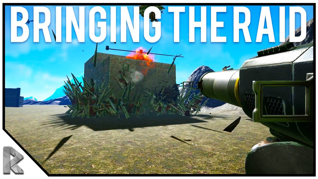 Bringing the Raid BACK to Them! – Ark World War Part 2/3! – Ark “The Volcano” PVP #11