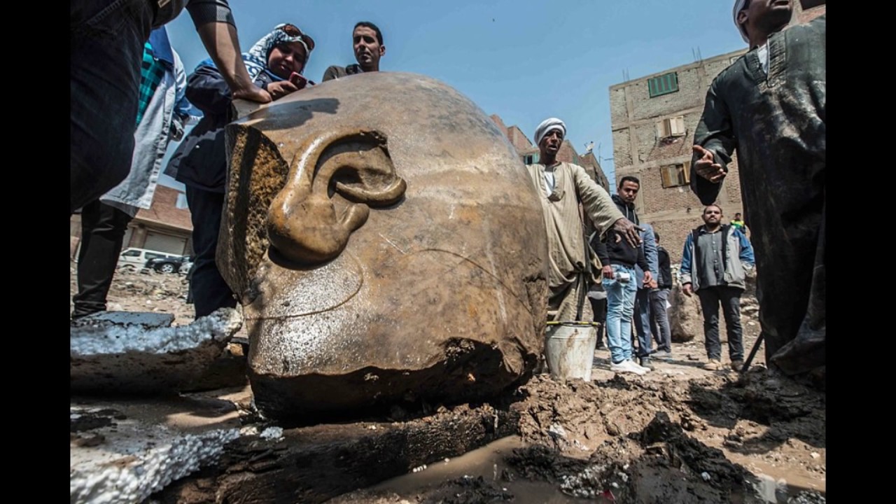 Giant 3,000-Year-Old Statue Of Pharaoh Ramses II Found Buried In A Cairo