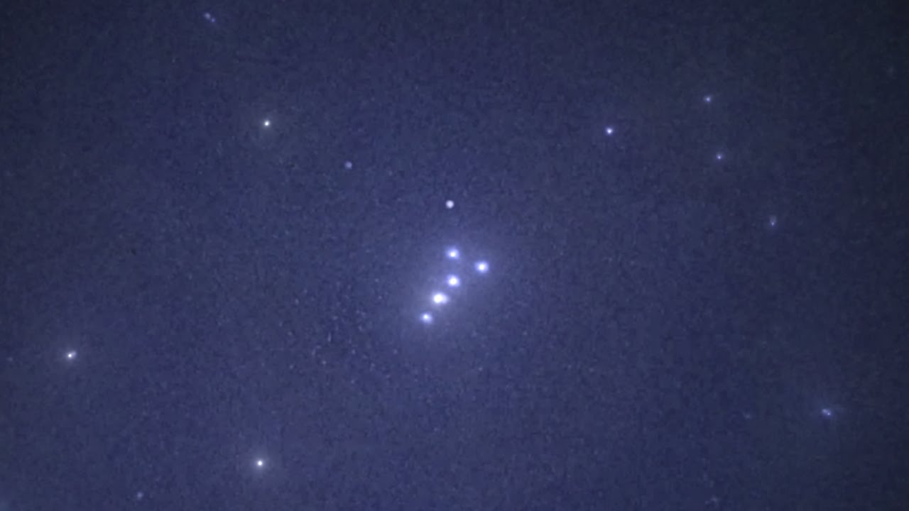 Amazing UFO Formation! Massive Night Vision UFO activity, July 2014
